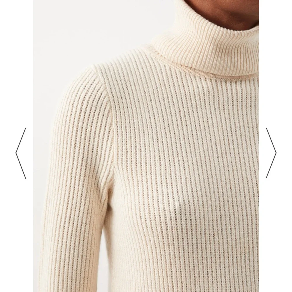 ZIMMERMANN Kaleidoscope fringed sweater in Cream, Size: (AU 1) - Picture 5 of 6